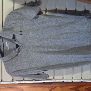 Under Armour YOUTH Gray Polo Shirt